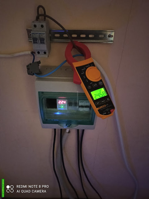 Проверка вводных автоматов и временного щитка для ремонты квартиры под нагрузкой