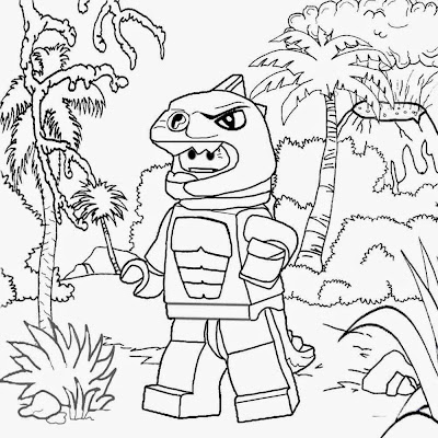 Clipart land of dinosaurs Lego Minifigures Series 5 Dino man coloring book for kids Printable image