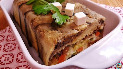 Pastel de berenjenas y cuscús