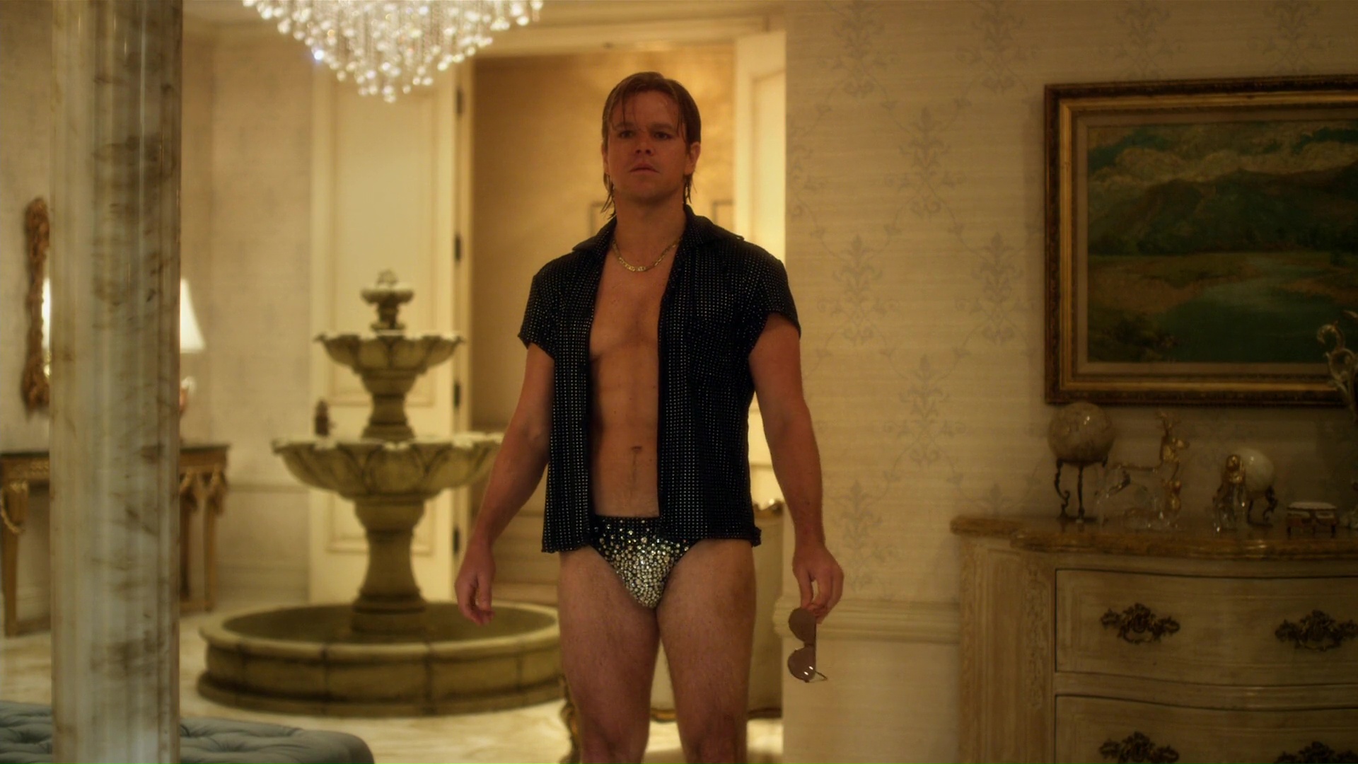 ausCAPS: Matt Damon nude in Behind the Candelabra