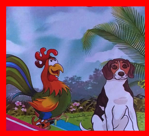 The story of the rooster and the loyal dog  قصص اطفال قبل النوم - قصة الديك والكلب الوفي  