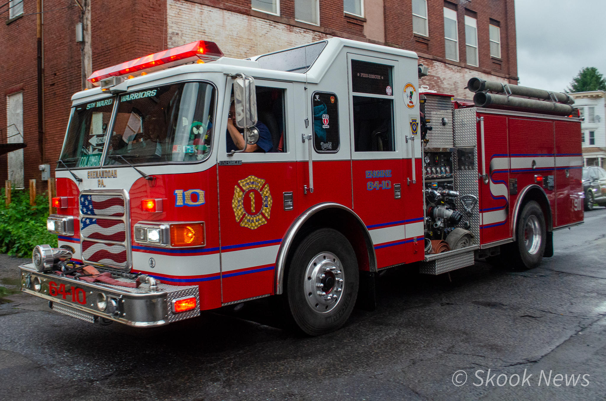 PHOTOS Rescue Hook and Ladder Fire Truck Parade in Shenandoah