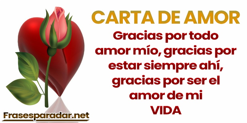 Las mejores Cartas de Amor para dedicar - Frases para dar