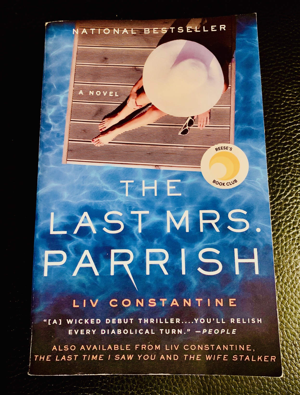 The Last Mrs. Parrish by Liv Constantine Books To Barbells Book Club
