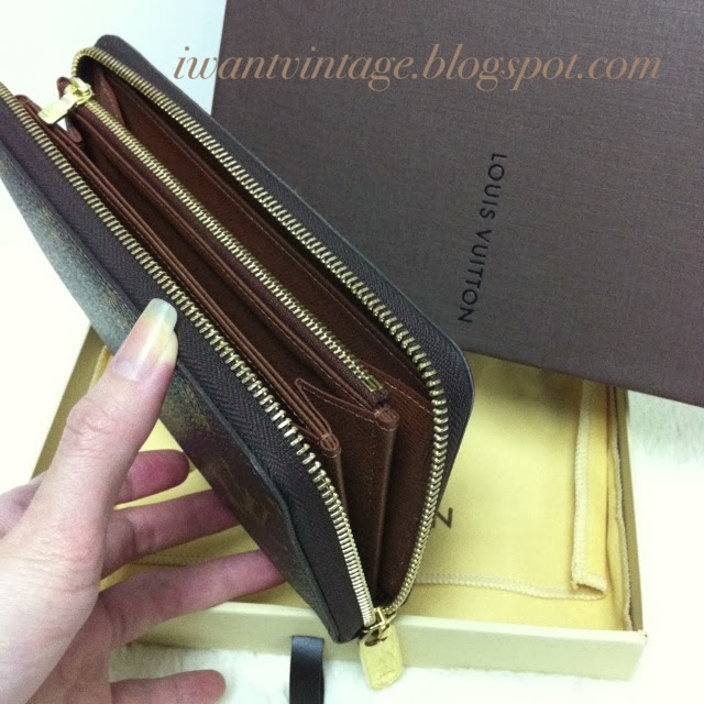 I Want Vintage | Vintage Designer Handbags: Louis Vuitton M60017 Monogram Zippy Wallet