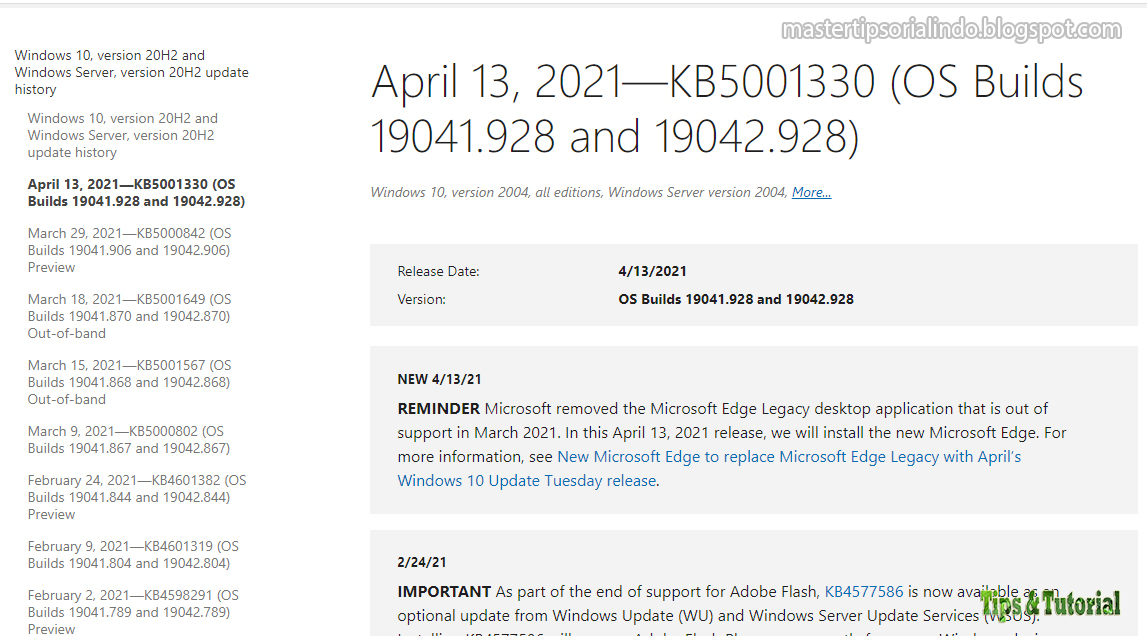 Apa itu Microsoft Update Catalog dan Cara Menggunakannya
