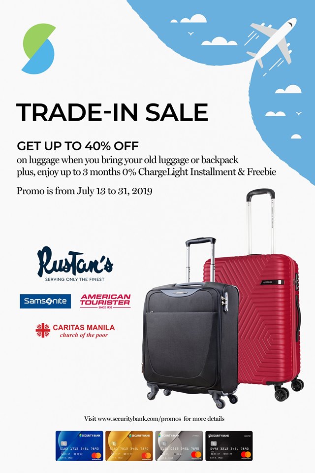 Manila Shopper: Rustan's Trade-In Bag & Luggage SALE: July 2019