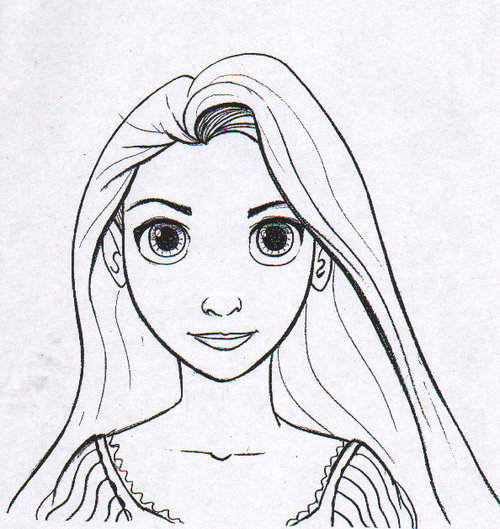 Free Printable Tangled & Rapunzel Coloring Pages title=