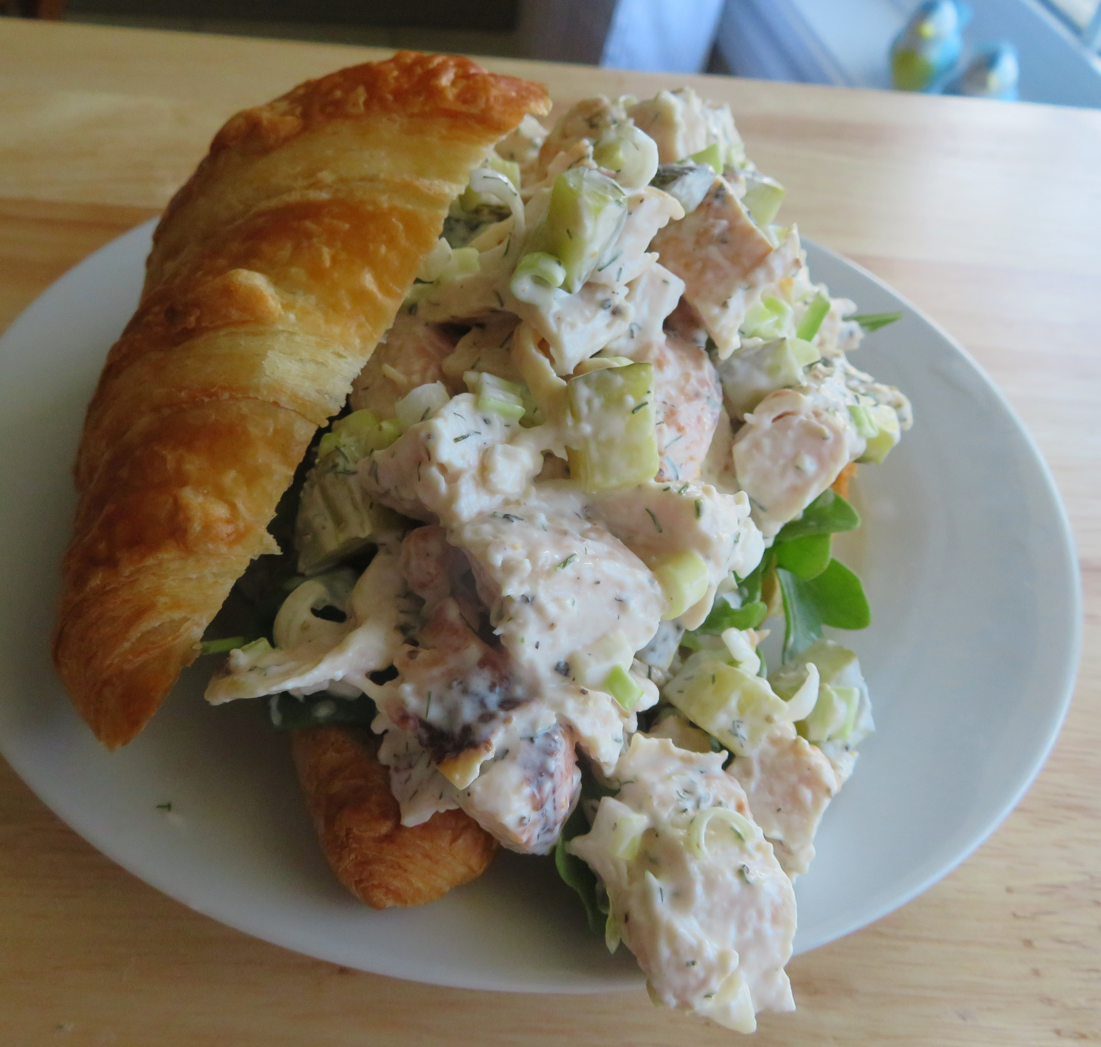 Dill Pickle Chicken Salad Croissants The English Kitchen