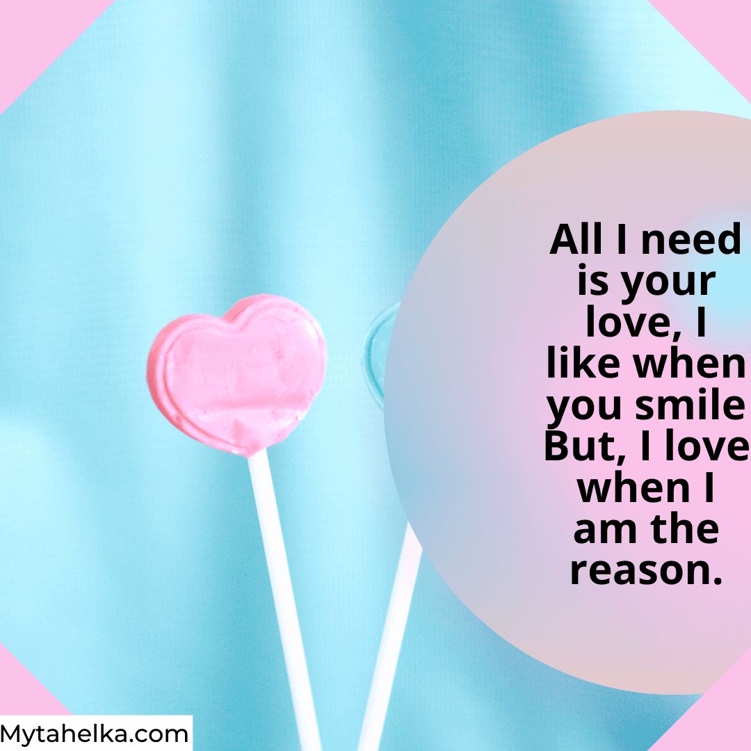 Mytahelka One line Love Quotes for GF and BF