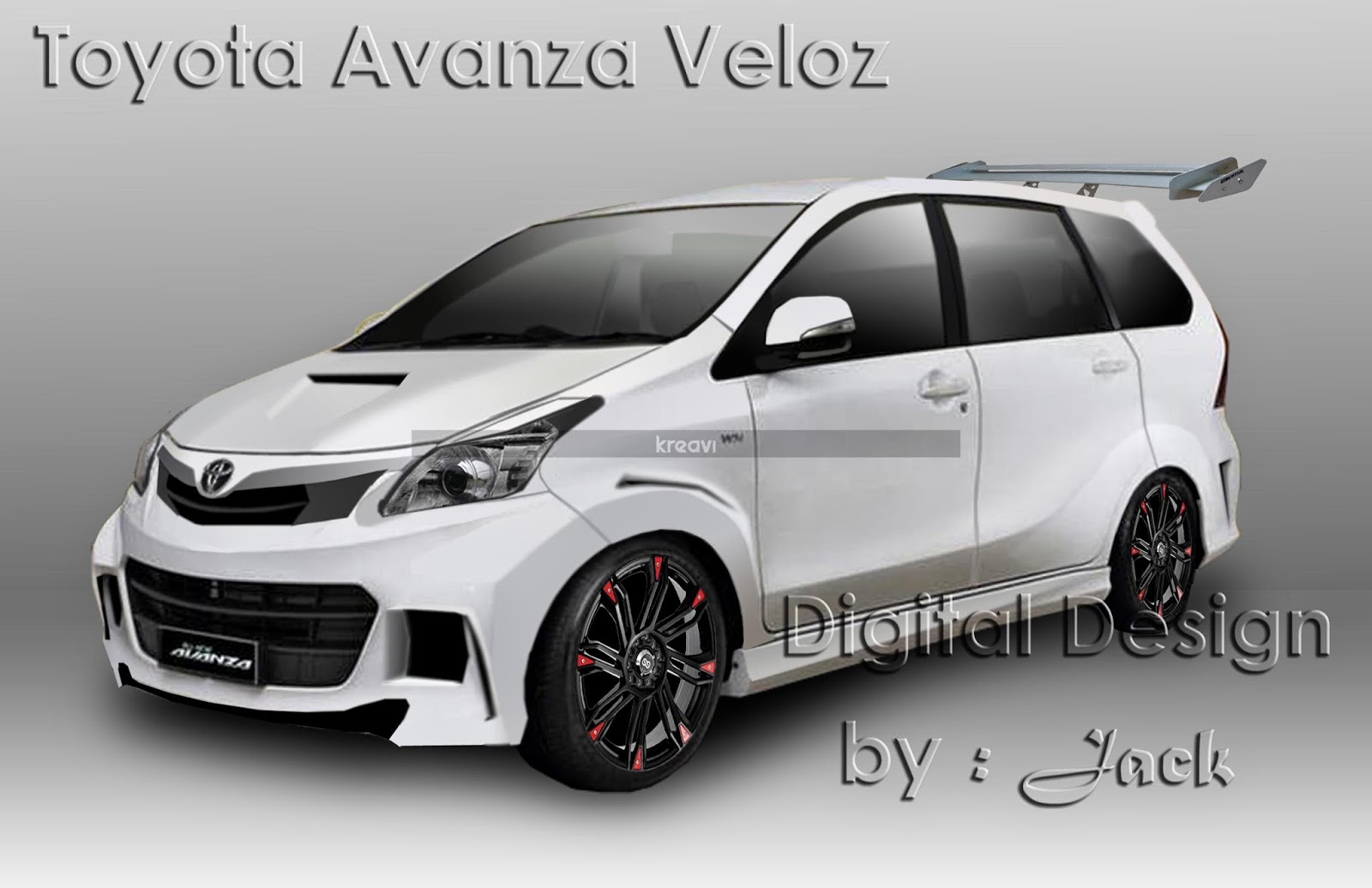 Download Kumpulan 45 Modifikasi Mobil Avanza Veloz Putih Terbaru