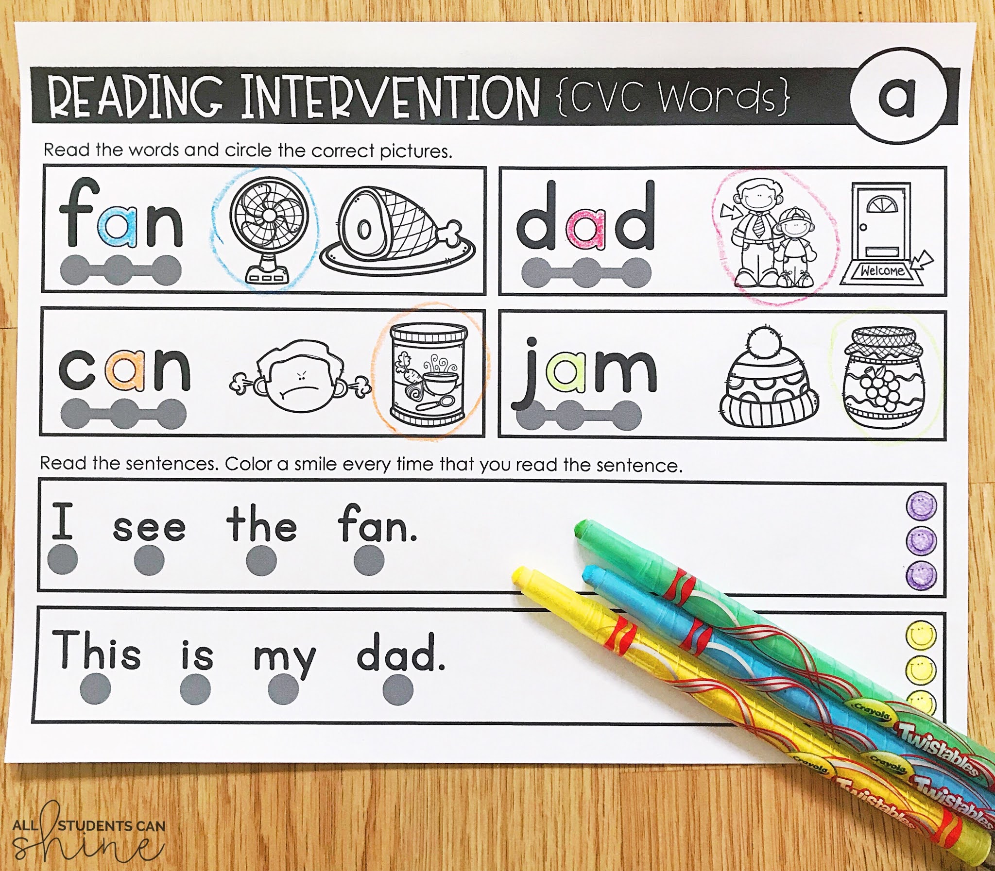 3 Reading Intervention Resources Your Students Will Love All Students Can Shine