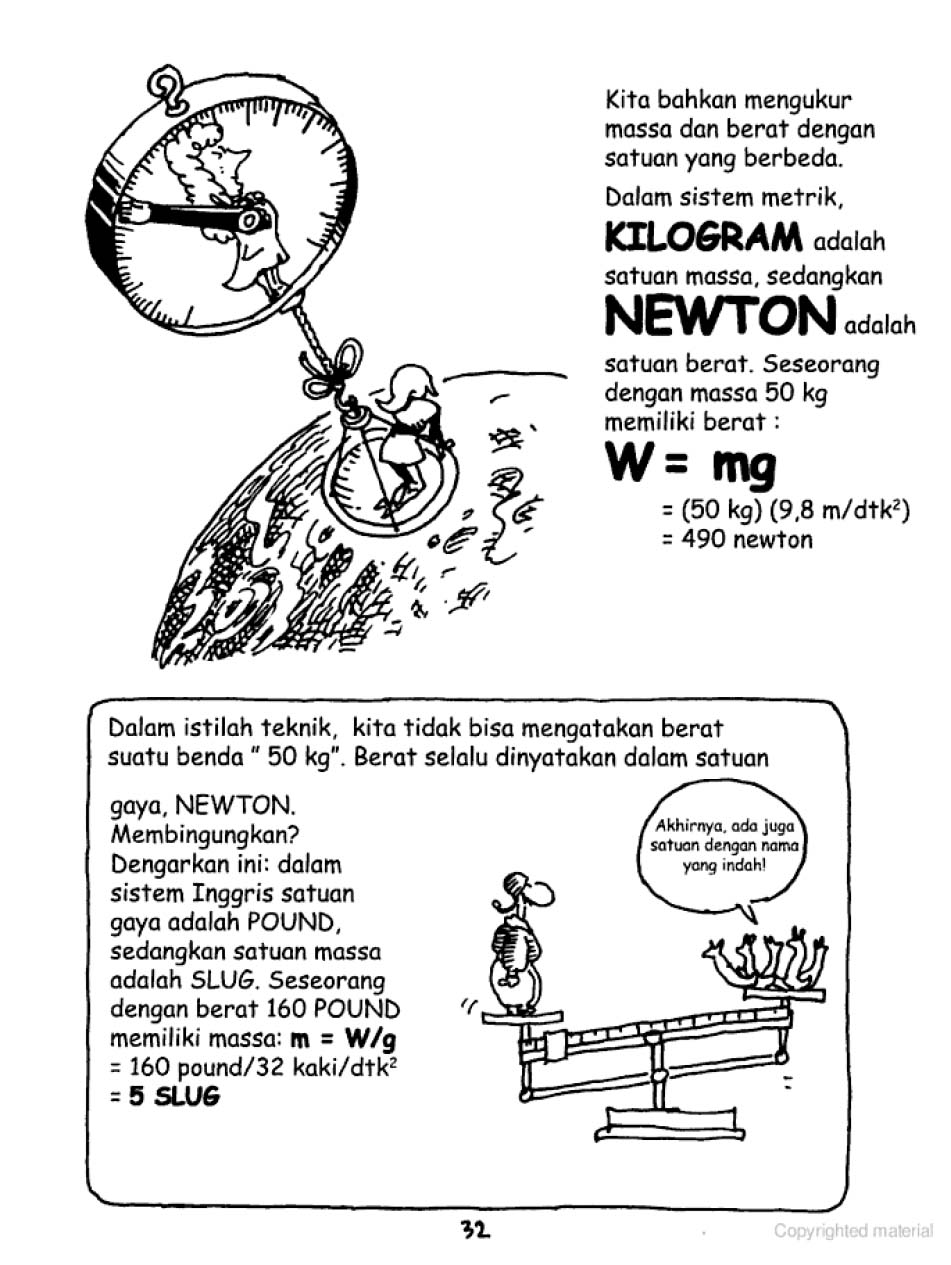 Kartun Fisika : Apel dan Bulan | Khusnul Octaviana�s