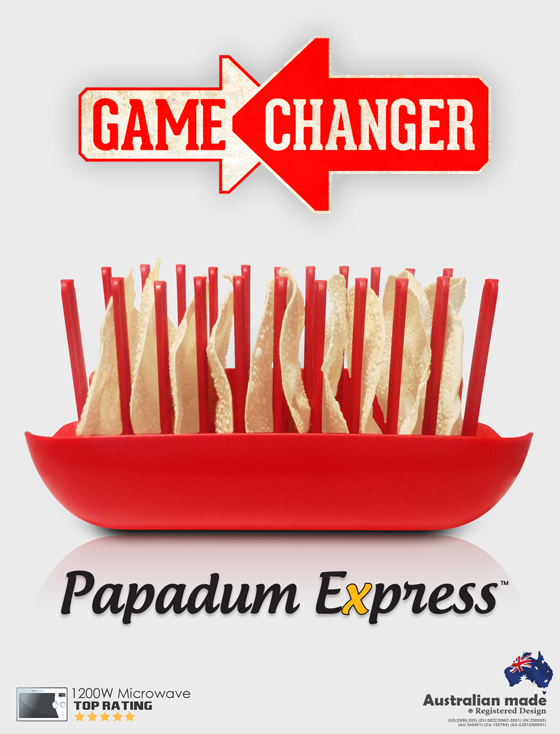 Cook 10 Papadums or Papads, in the Microwave fast in minutes! Papadum