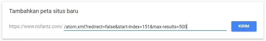 submit sitmap atom