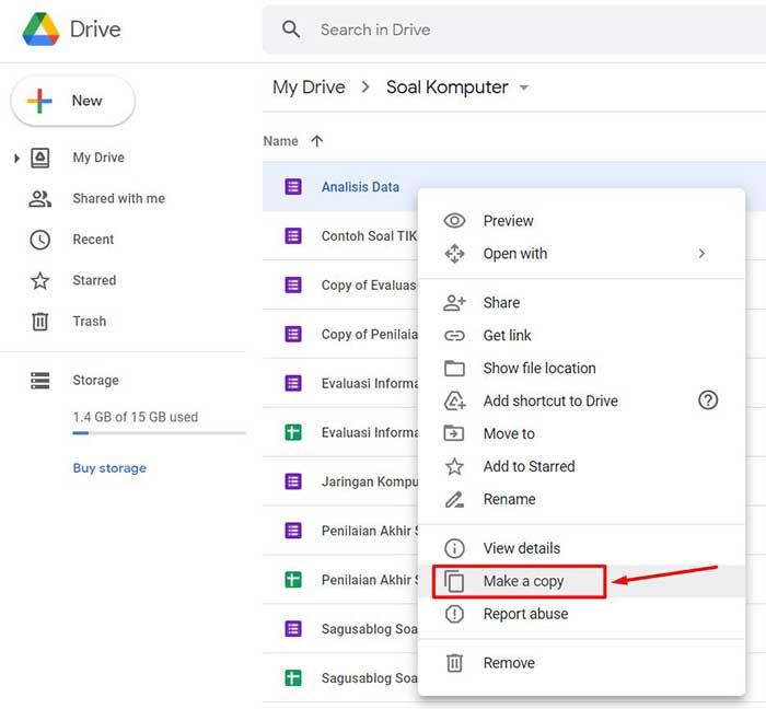 Cara Memindahkan Copy Soal Google Form Ke Akun Teman Bli Komang Cara Memindahkan Copy Soal Google Form Ke Akun Teman Bli Komang