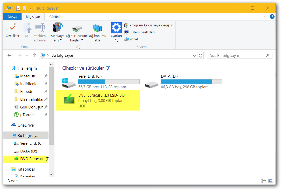 Windows 10 ISO Dosyası Nedir, Nasıl Kullanacaksınız? Windows 10