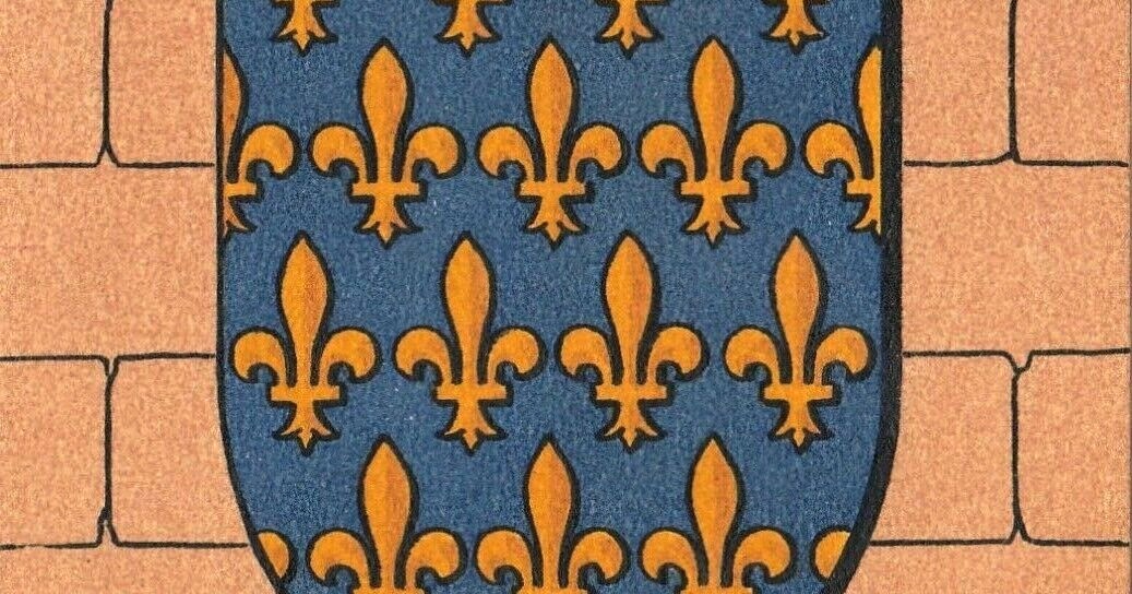 Herald Dick Magazine Cartes postales héraldiques à blasons multiples