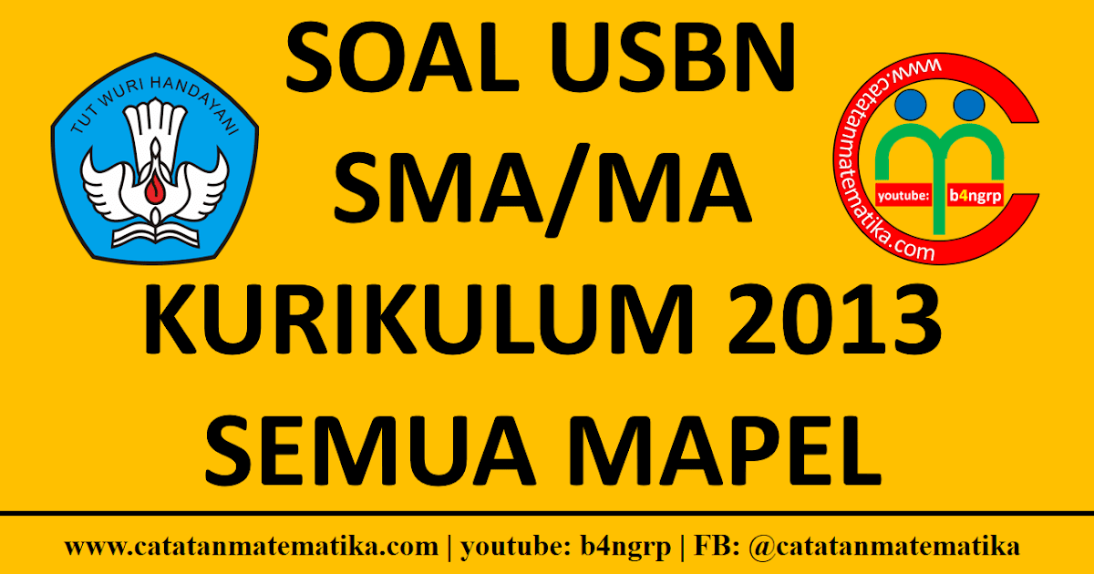 soal ujian matematika sma tahun 2013 soal ujian matematika sma tahun 2013
