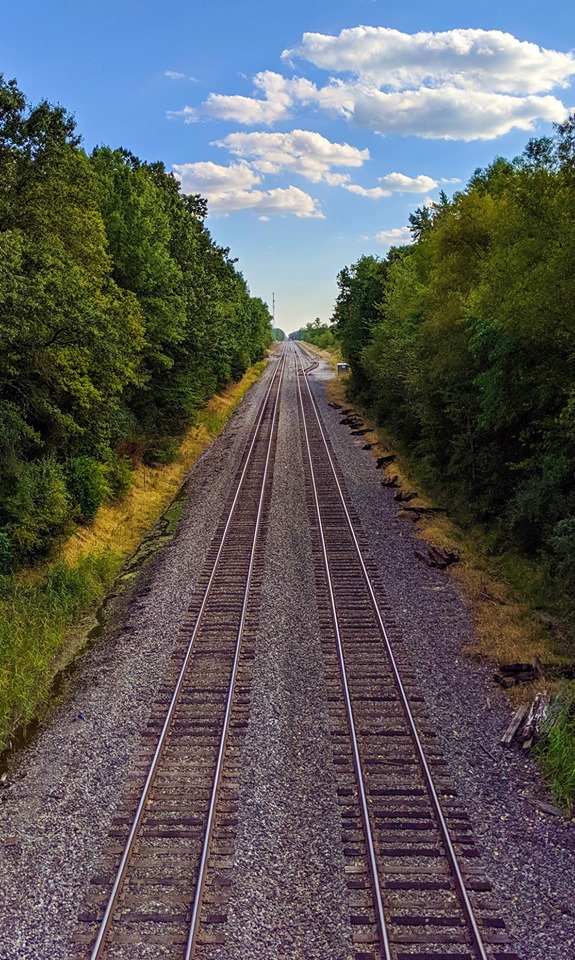 Towns and Nature Bluford, IL 1960s Aerial photo of IC Railyard and
