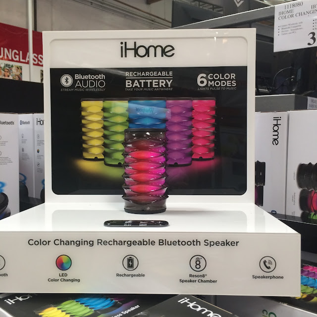 iHome Costco packaging interactive display
