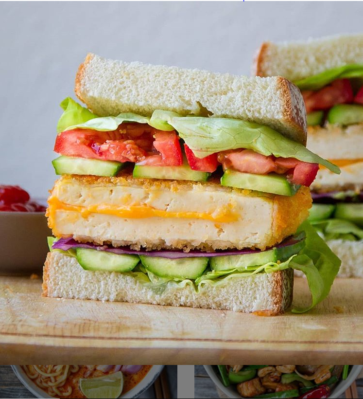 Tofu Katsu Sandwich Recipe Food Recipes