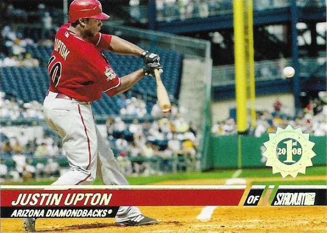 C A 2008 Topps Stadium Club Justin Upton Yes I Finally