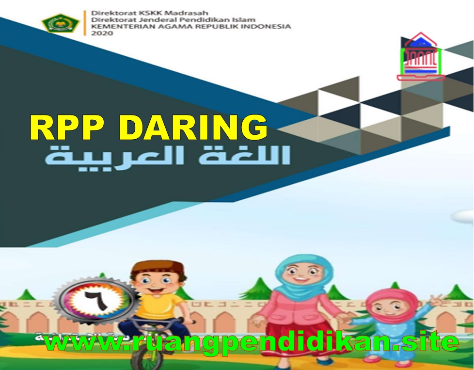 RPP Daring Bahasa Arab Kelas 6 SD/MI Sesuai KMA 183 Semester 1