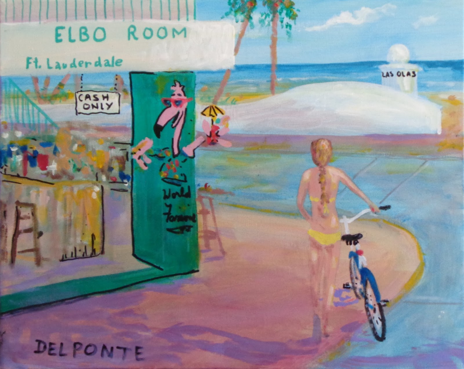 Del Ponte Style Full Time Professional Artist Elbo Room Ft