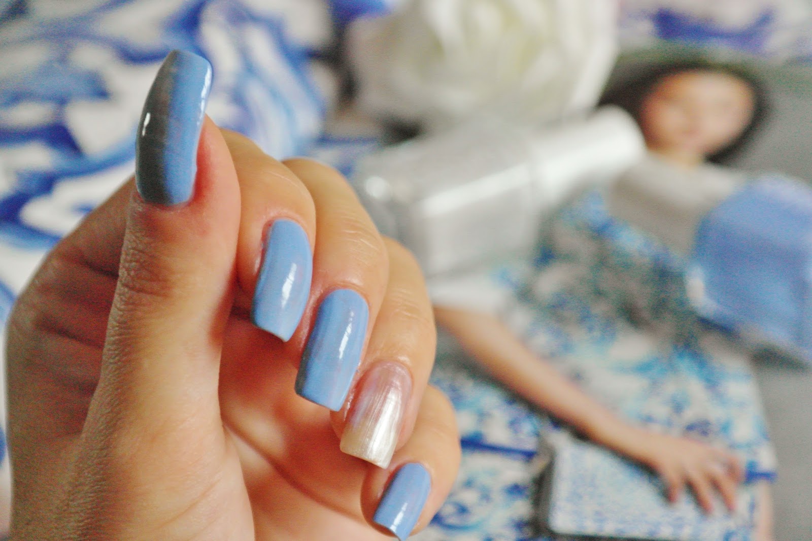 5. "Icy Blue" Winter Pedicure Nail Design - wide 4