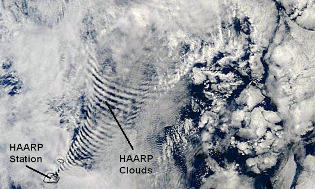 HAARP is probably the reason why this cloud looks odd.