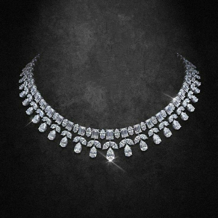 Simple diamond necklace