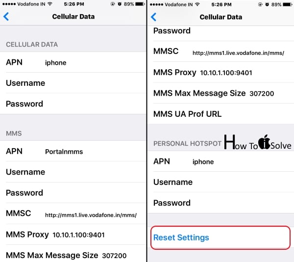 cellular data not working