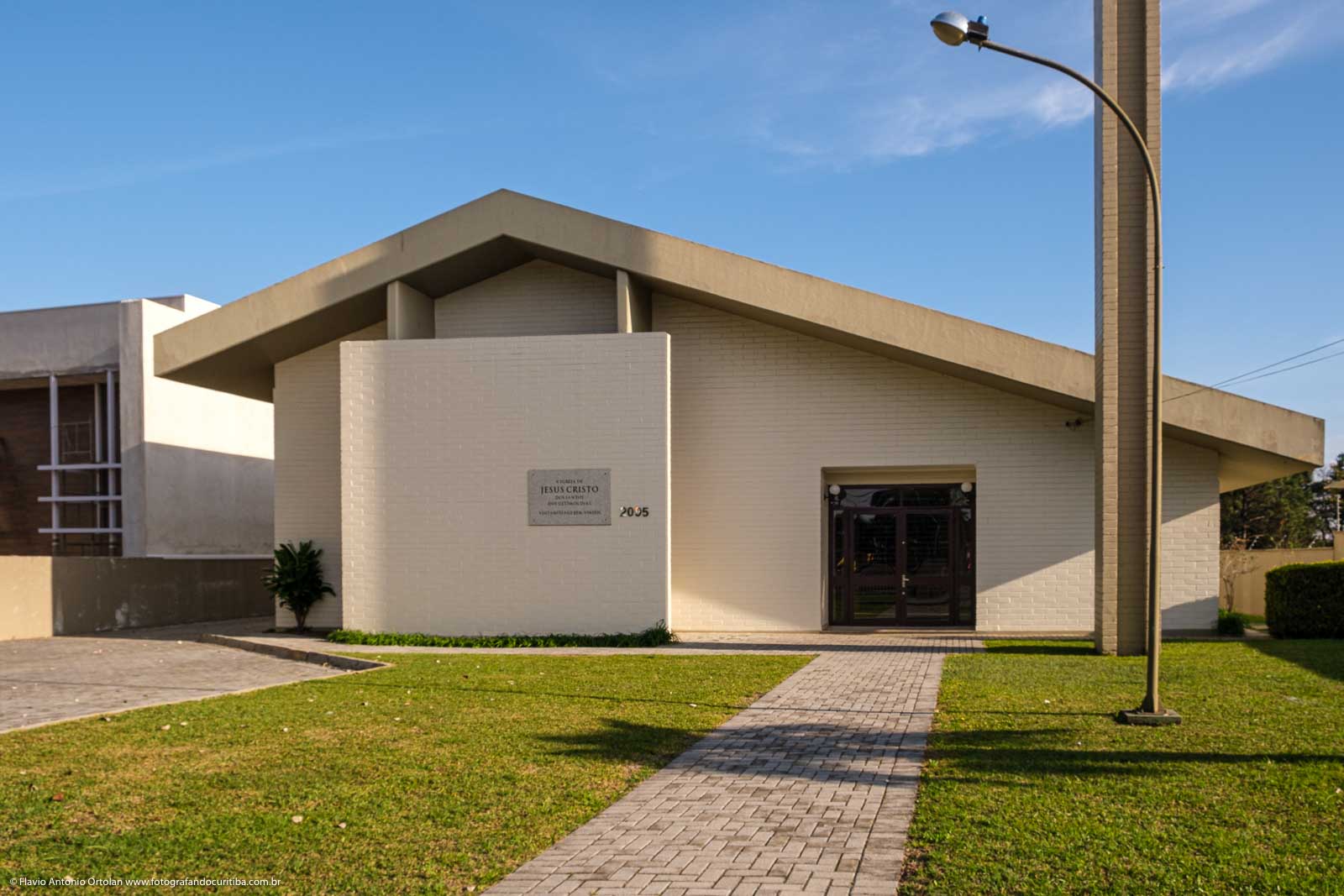 Fotografando Curitiba Capela da Igreja de Jesus Cristo dos Santos dos Últimos Dias Ala Ahú