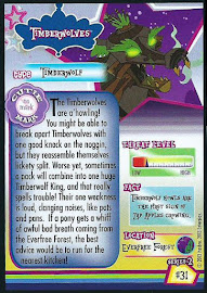 My Little Pony Timberwolves Series 2 Trading Card