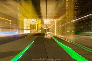 Lightpainting Lichtspuren Zoomeffekt Lichtkunstfotografie
