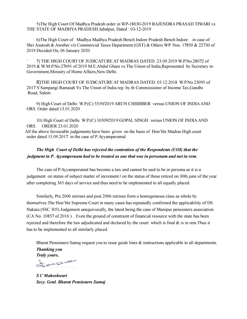 Annual Increment Madras High Court Judgement On Increment Tax