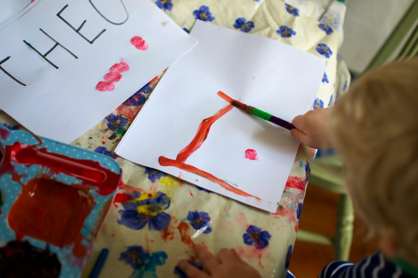 montessori at home painting