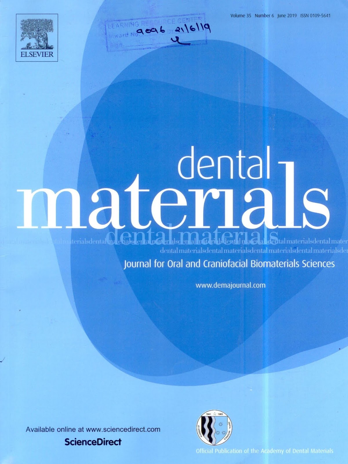 https://www.sciencedirect.com/journal/dental-materials/vol/35/issue/6