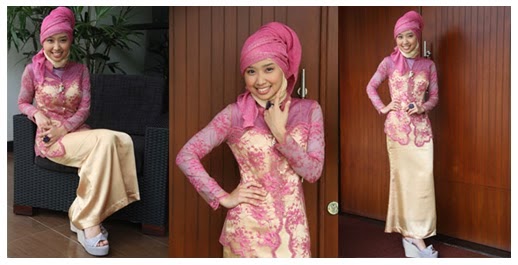 kebaya ijab simple model puff sleeve