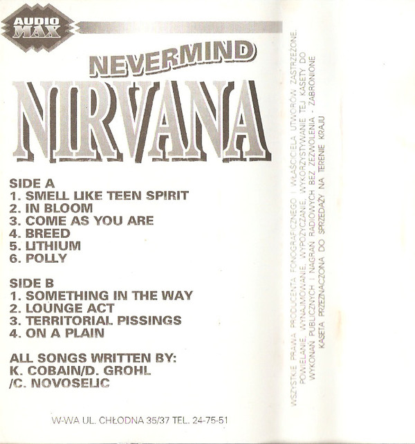 Nirvana smells на русском. Nevermind Nirvana Треклист. Нирвана дискография. Песни нирваны список. Nirvana список песен.