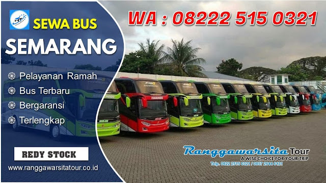 Agen Sewa Bus Semarang dengan 59 Tempat Duduk