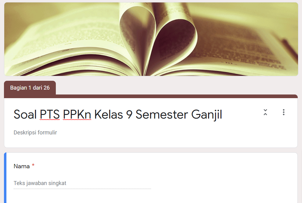 Soal Pts Online Ppkn Kelas 9 Semester Ganjil Didno76 Com