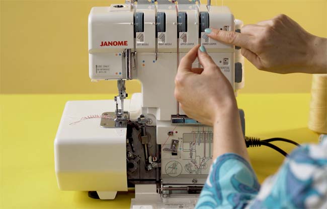 The fast way to thread your overlocker or serger - Tilly and the Buttons
