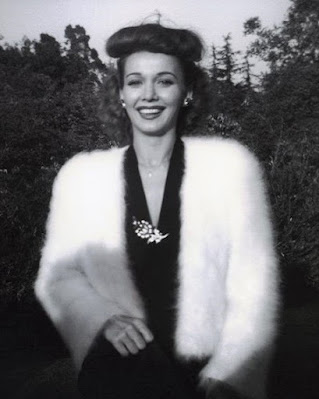 Carole Landis Wearing Fur