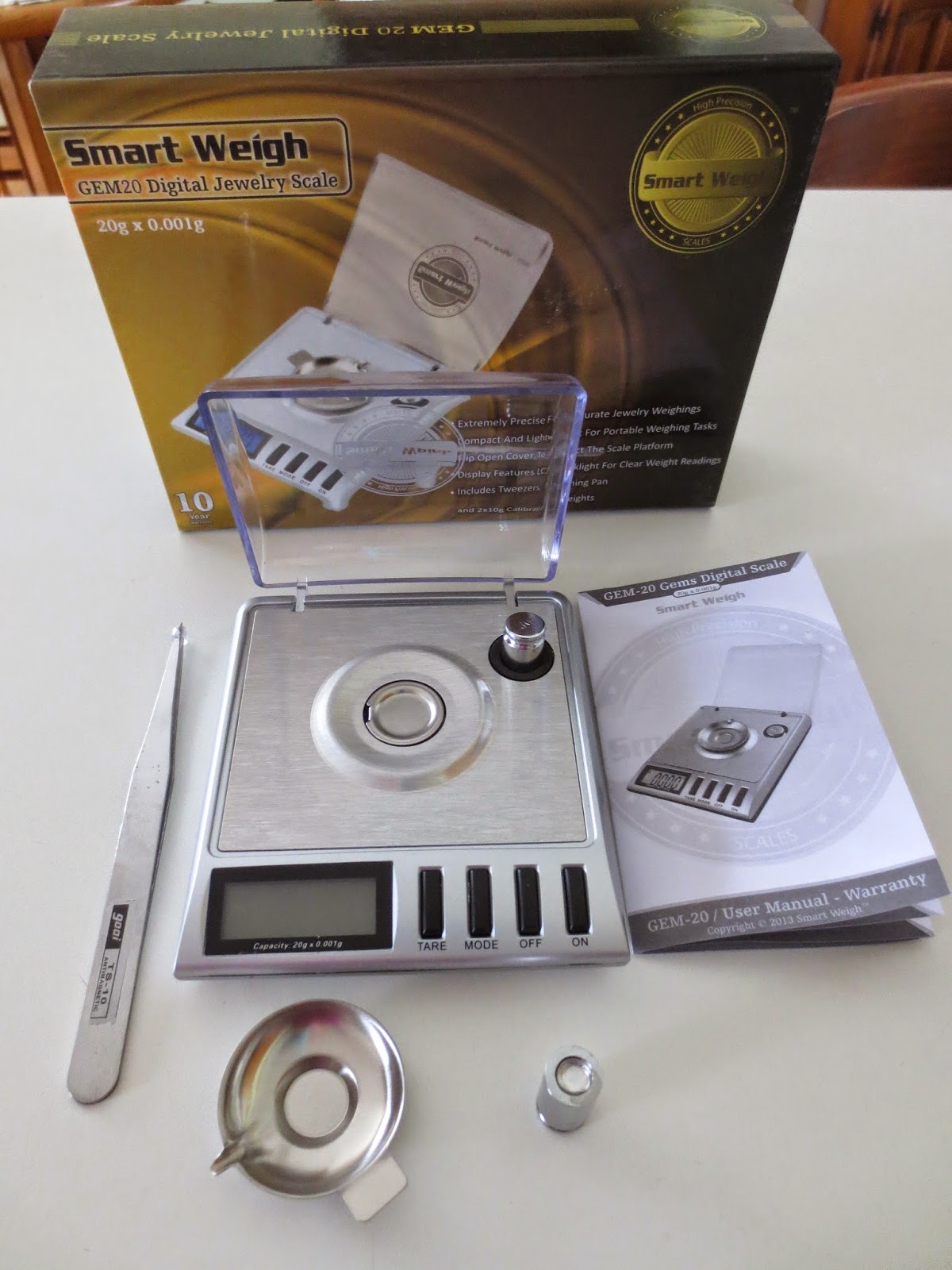 Gloria's Bits and Pieces Smart Weigh GEM20 High Precision Digital