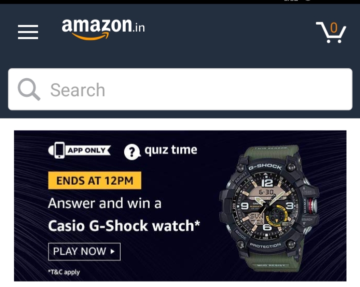 amazon casio g shock quiz answers