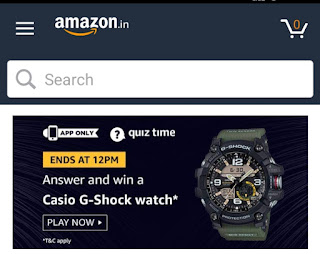 amazon casio g shock watch quiz answers