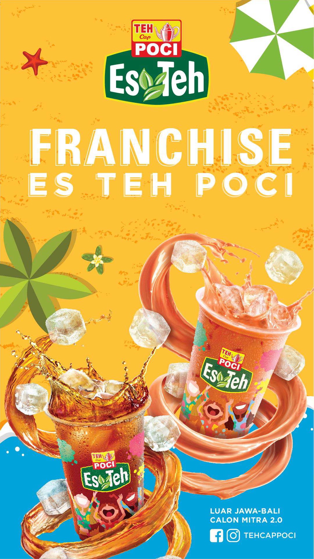 Franchise Teh Poci Makassar