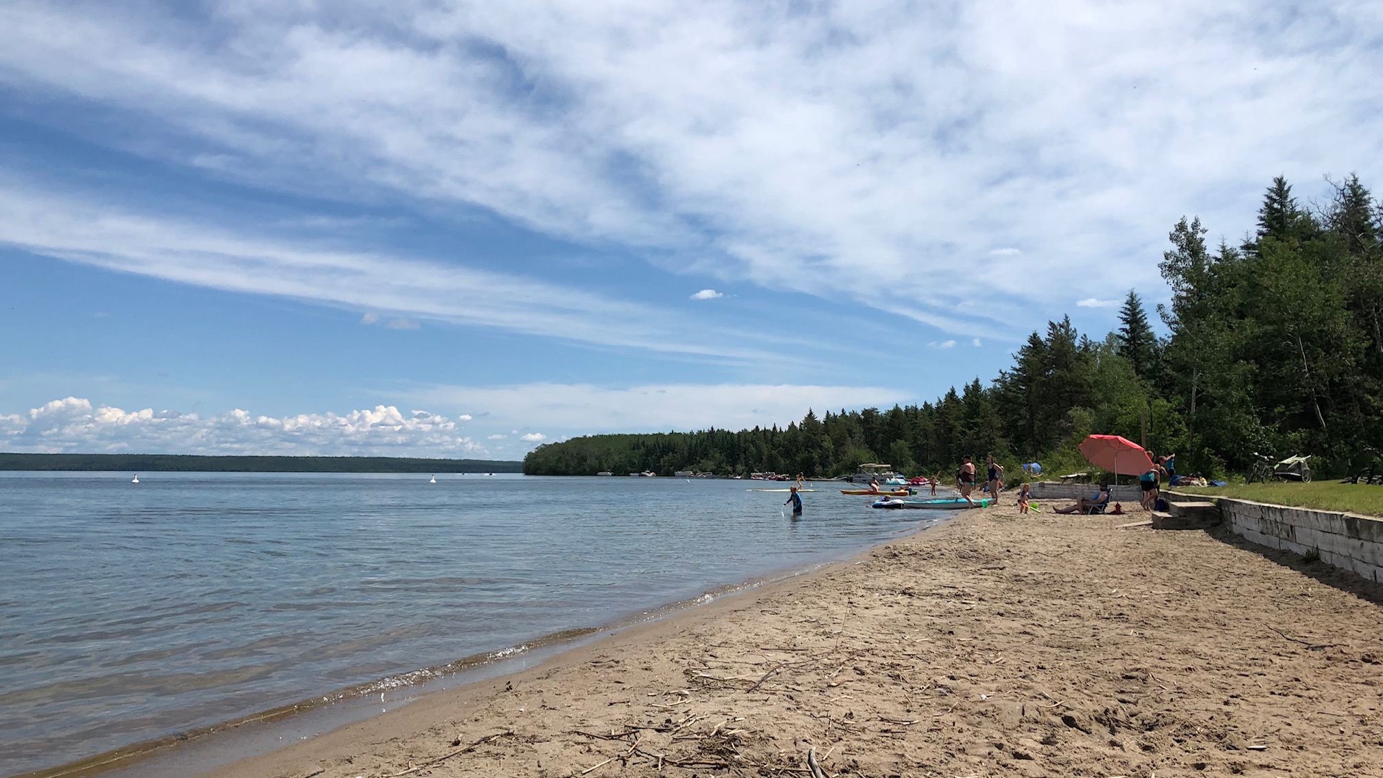 Canoeing Around Edmonton, Alberta, Canada Pierce Lake, Saskatchewan